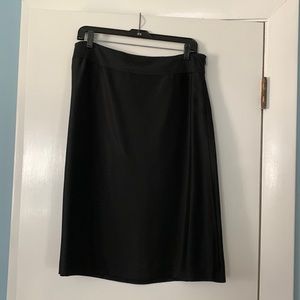 Below the knee acetate black Ann Taylor skirt